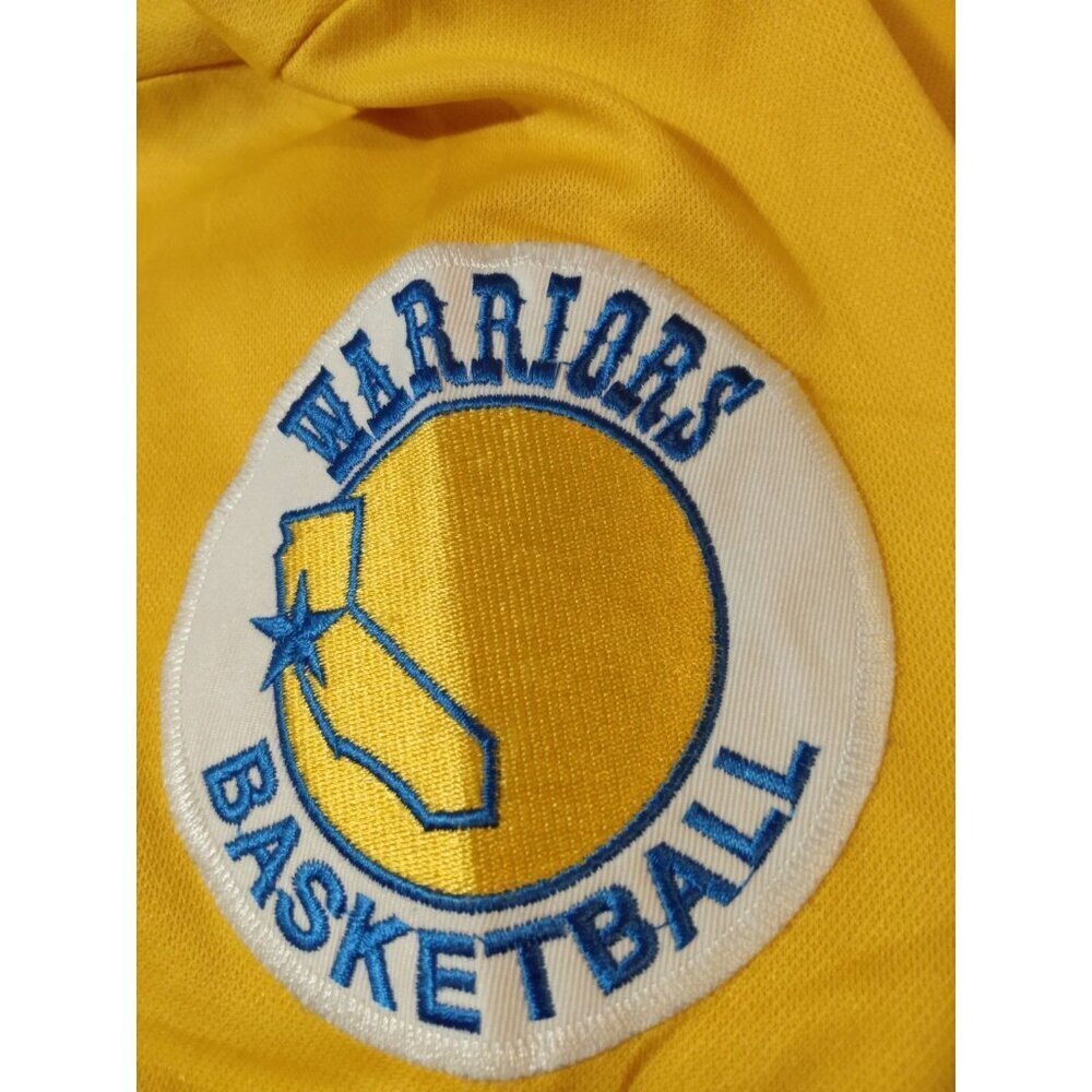 Vintage Majestic Hardwood Classics Golden state Warriors Warm Up Jersey Shirt 3X - Picture 4 of 16